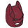 LEGO Dark Red Batman Cowl Mask with Angular Ears (10113 / 28766)