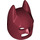 LEGO Dark Red Batman Cowl Mask with Angular Ears (10113 / 28766)