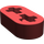 LEGO Donkerrood Balk 2 x 0.5 met As Gaten (41677 / 44862)