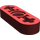 LEGO Donkerrood Balk 3 x 0.5 Dun met As Gaten (6632 / 65123)