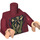 LEGO Dunkelrot Bilbo Baggins mit Dark rot Coat Torso (76382 / 88585)