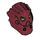 LEGO Dark Red Bionicle Toa Inika Jaller Head (56652)