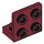 LEGO Dark Red Bracket 1 x 2 - 2 x 2 Up (99207)