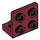 LEGO Donkerrood Beugel 1 x 2 - 2 x 2 Omhoog (99207)