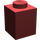 LEGO Rouge foncé Brique 1 x 1 (3005 / 30071)