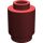 LEGO Rouge foncé Brique 1 x 1 Rond avec goujon ouvert (3062 / 30068)