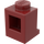 LEGO Dark Red Brick 1 x 1 with Headlight and No Slot (4070 / 30069)