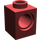 LEGO Dark Red Brick 1 x 1 with Hole (6541)