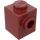 LEGO Donkerrood Steen 1 x 1 met Stud Aan een Kant (87087)
