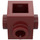 LEGO Dark Red Brick 1 x 1 with Studs on Four Sides (4733)
