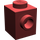 LEGO Dunkelrot Backstein 1 x 1 mit Bolzen auf Zwei Gegenüberliegende Seiten (47905)