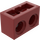 LEGO Dunkelrot Backstein 1 x 2 mit 2 Löcher (32000)