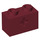 LEGO Rouge foncé Brique 1 x 2 avec Essieu Trou (ouverture &#039;+&#039; et tube inférieur) (31493 / 32064)