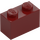 LEGO Dark Red Brick 1 x 2 with Bottom Tube (3004 / 93792)