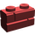 LEGO Dark Red Brick 1 x 2 with Embossed Bricks (98283)