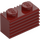 LEGO Dark Red Brick 1 x 2 with Grille (2877)