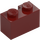 LEGO Dark Red Brick 1 x 2 with Groove (4216)