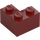 LEGO Dark Red Brick 2 x 2 Corner (2357)