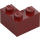 LEGO Dark Red Brick 2 x 2 Corner (2357)