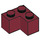 LEGO Donkerrood Steen 2 x 2 Hoek (2357)