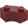 LEGO Dark Red Brick 2 x 2 Round Corner with Stud Notch and Reinforced Underside (85080)