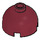 LEGO Dark Red Brick 2 x 2 Round with Dome Top (with Axle Holder) (3262 / 30367)