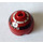 LEGO Rosso scuro Mattoncino 2 x 2 Rotondo con Dome Superiore con R4-P17 (Perno cavo, supporto asse) (18841 / 54305)