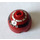 LEGO Rouge foncé Brique 2 x 2 Rond avec Dome Haut avec R4-P17 (Goujon creux, support d&#039;essieu) (18841 / 54305)
