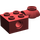 LEGO Rouge foncé Brique 2 x 2 avec Horizontal Rotation Joint (48170 / 48442)