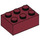 LEGO Donkerrood Steen 2 x 3 (3002)