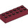 LEGO Donkerrood Steen 2 x 6 (2456 / 44237)