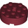 LEGO Dark Red Brick 4 x 4 Round with Hole (87081)