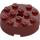 LEGO Dark Red Brick 4 x 4 Round with Hole (87081)