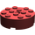 LEGO Dunkelrot Backstein 4 x 4 Runden mit Loch (87081)