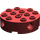 LEGO Dark Red Brick 4 x 4 Round with Holes (6222)