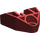 LEGO Dark Red Connector Block 3 x 3 Triangular with Crossaxle (32175)