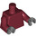 LEGO Dark Red Conquistador Minifig Torso (973 / 88585)