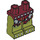 LEGO Dunkelrot Crokenburg Minifigure Hüften und Beine (3815 / 19943)