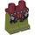 LEGO Dunkelrot Crokenburg Minifigure Hüften und Beine (3815 / 19943)