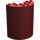 LEGO Dunkelrot Zylinder 3 x 6 x 6 Hälfte (35347 / 87926)