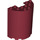 LEGO Dark Red Cylinder 3 x 6 x 6 Half (35347 / 87926)