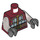 LEGO Dunkelrot Dain Ironfoot Minifig Torso (973 / 76382)