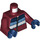 LEGO Dark Red Dean Thomas Minifig Torso (973 / 76382)