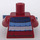 LEGO Mørkerød Dean Thomas Minifig Torso (973 / 76382)