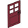 LEGO Dark Red Door 1 x 4 x 6 with 4 Panes and Stud Handle (60623)