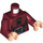 LEGO Donkerrood Dori Torso (973 / 76382)