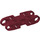 LEGO Dark Red Double Ball Connector 5 with Vents (47296 / 61053)