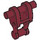 LEGO Rouge foncé Droid Torse (30375 / 55526)