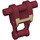 LEGO Dark Red Droid Torso with Solid tan Insignia with Solid Tan Insignia (17170 / 42486)