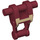 LEGO Dark Red Droid Torso with Solid tan Insignia with Solid Tan Insignia (17170 / 94401)